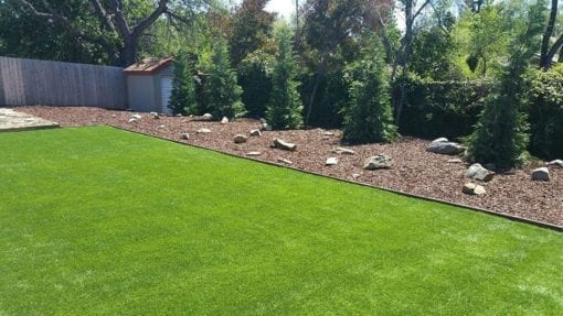 Artificial Grass backyard