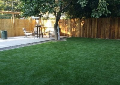 Artificial Grass backyard landscaping
