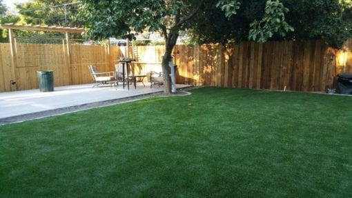 Artificial Grass backyard landscaping